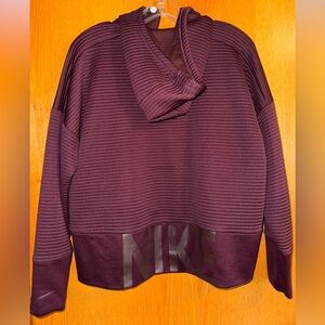 Nike maroon zip up hoodie